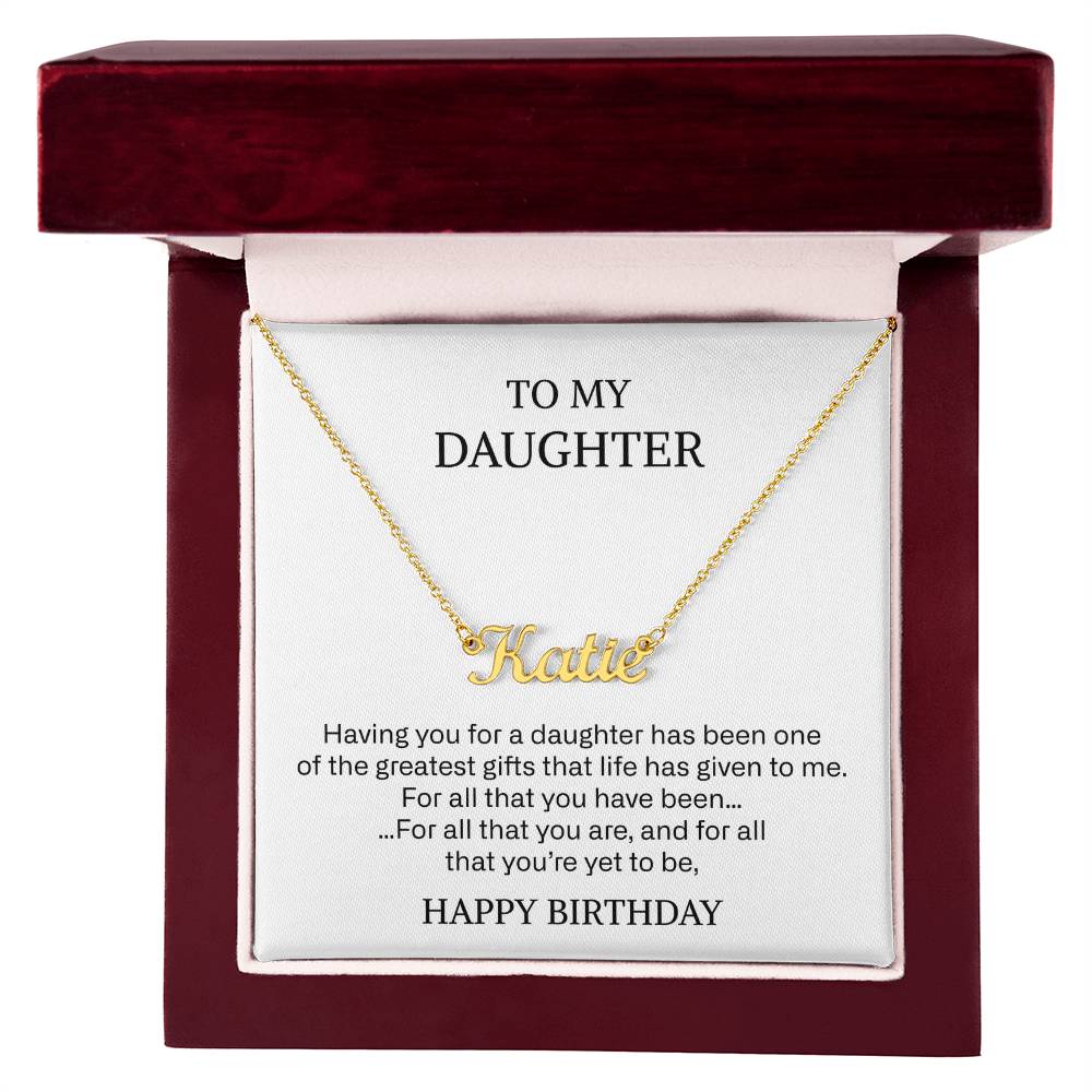 217 daugher name neckalce