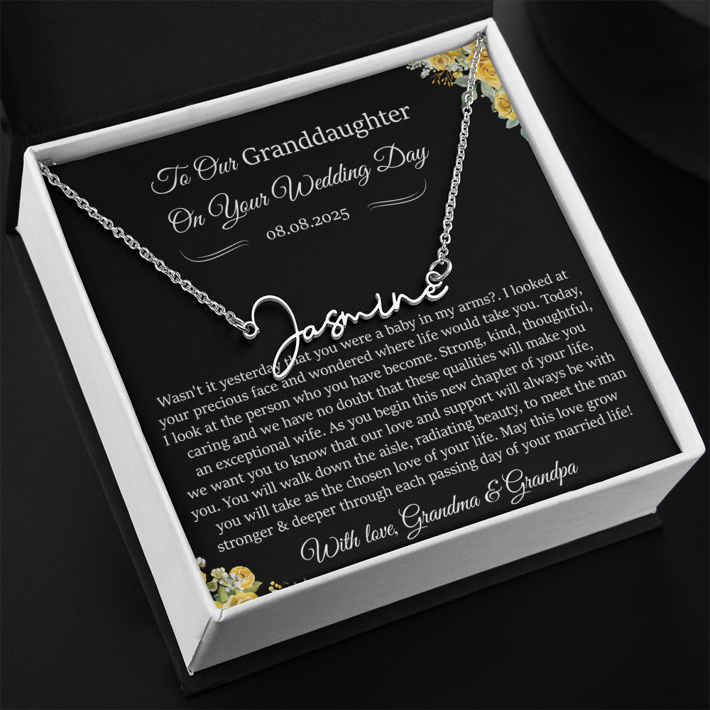 To My granđaguhtẻ on your wedding day