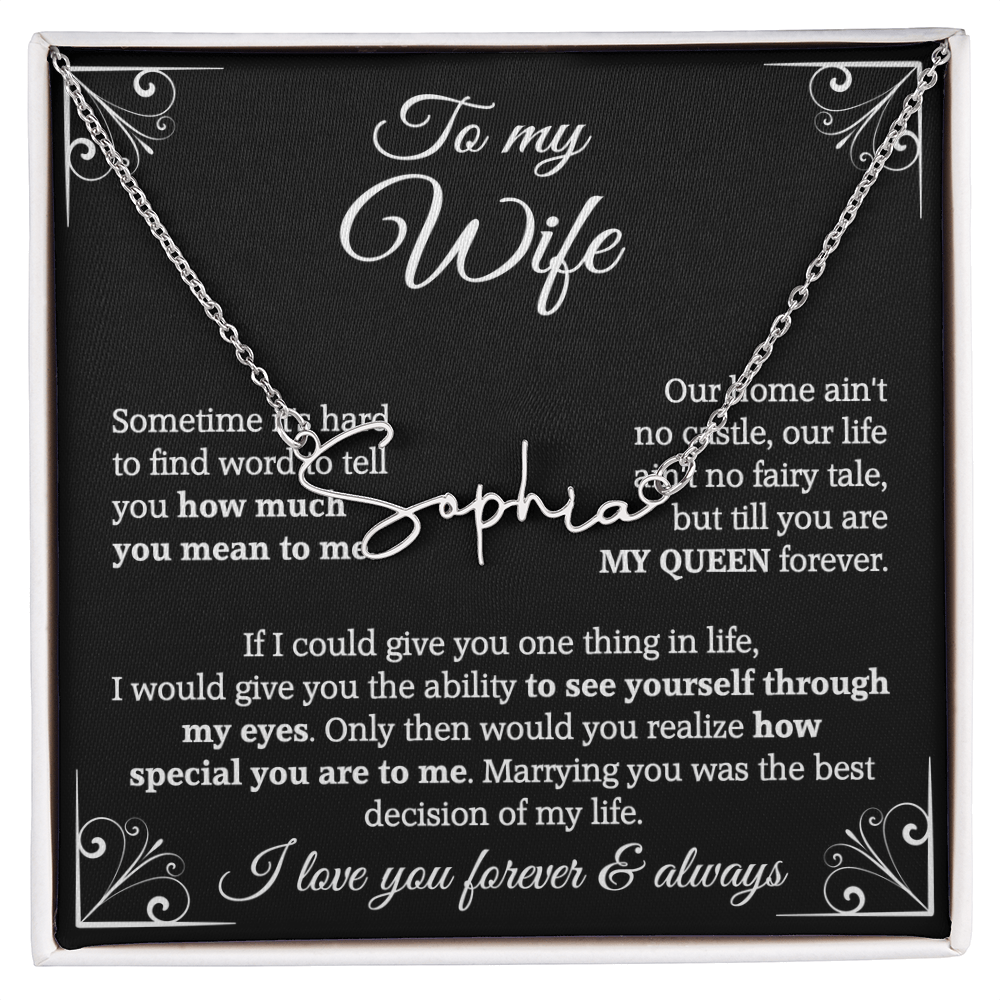 to my wife name best