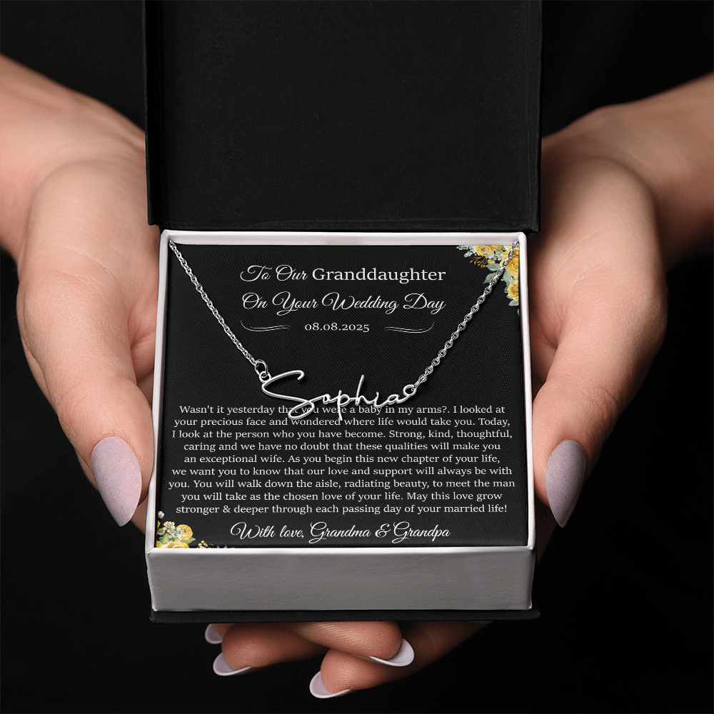 To My granđaguhtẻ on your wedding day