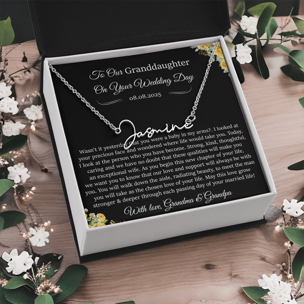 To My granđaguhtẻ on your wedding day