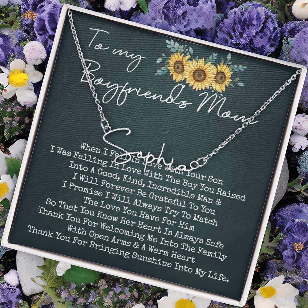 to my boyfriend's mom
