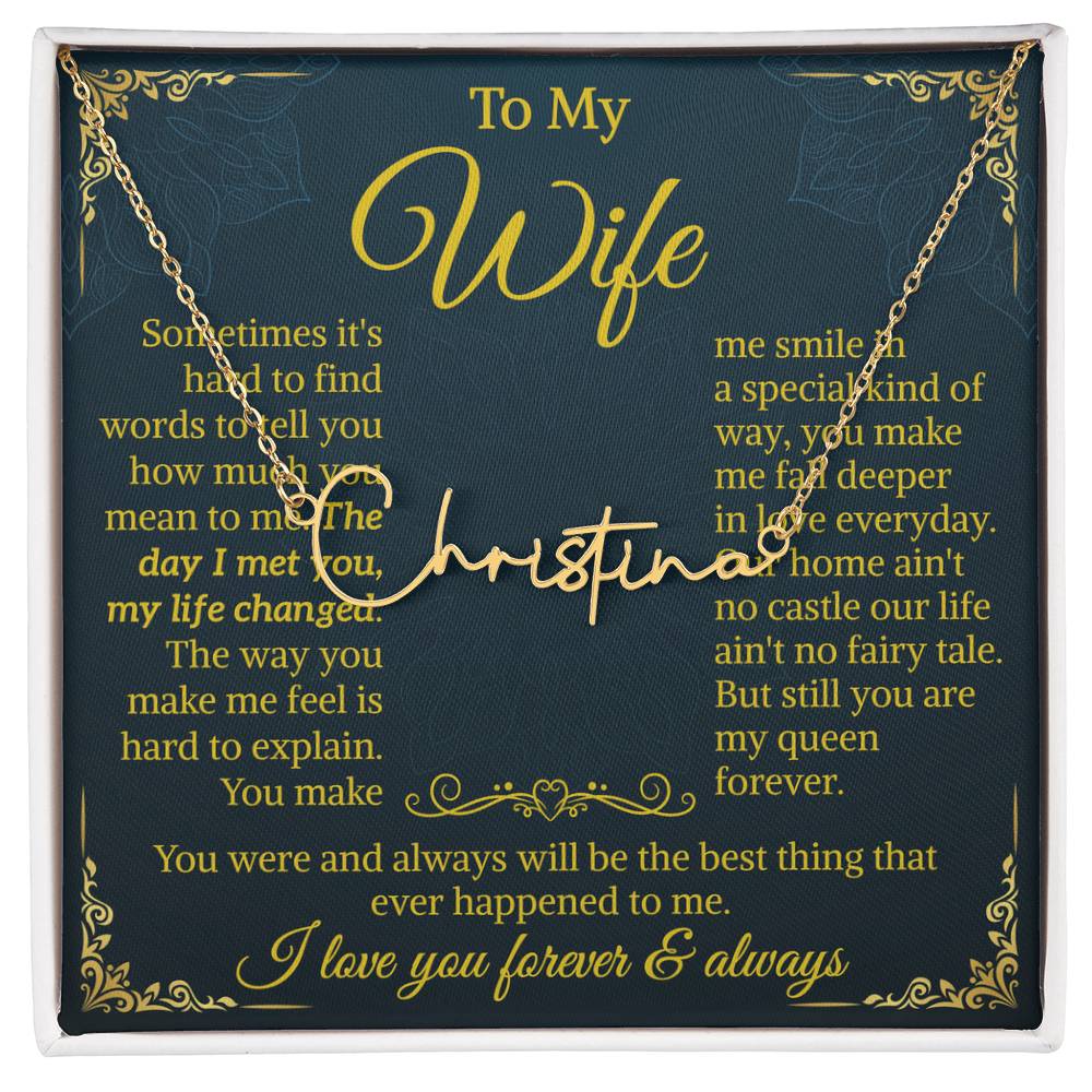 to my wife best
