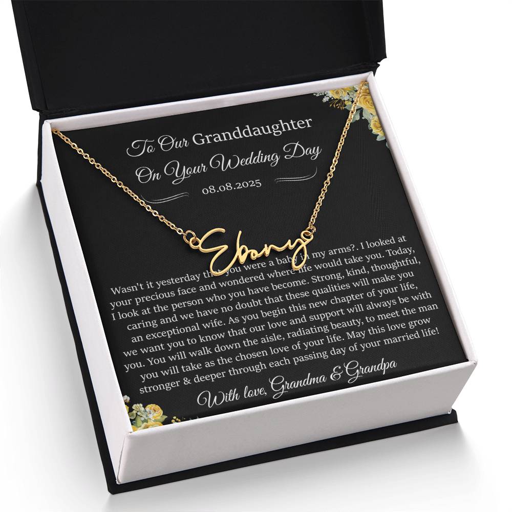 To My granđaguhtẻ on your wedding day