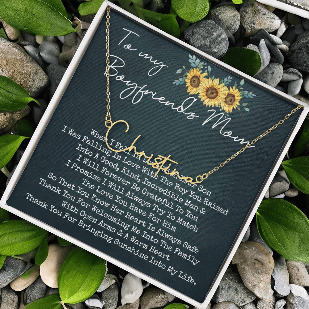 to my boyfriend's mom
