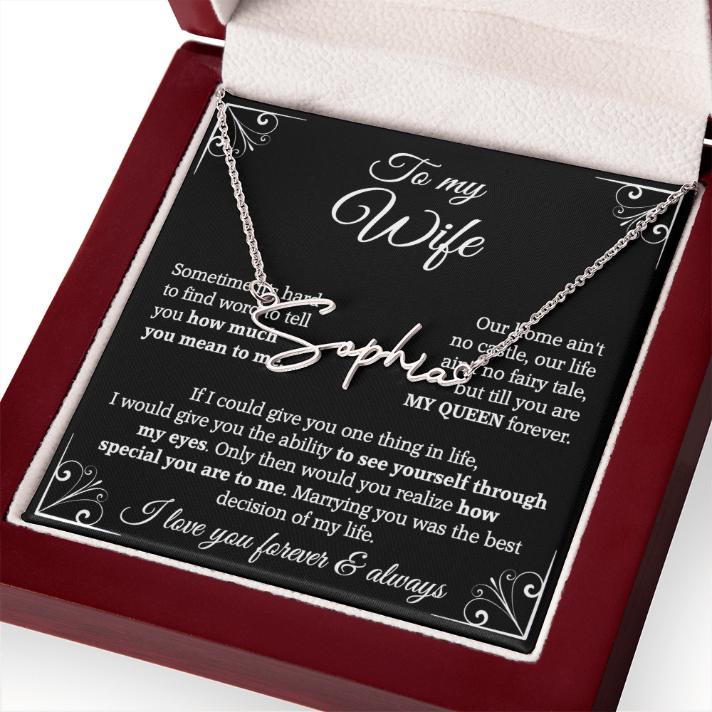 to my wife name best