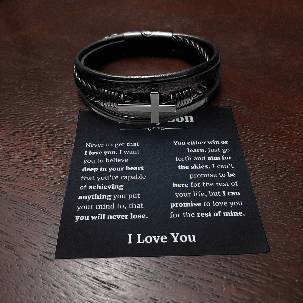to my son i love you bracelet