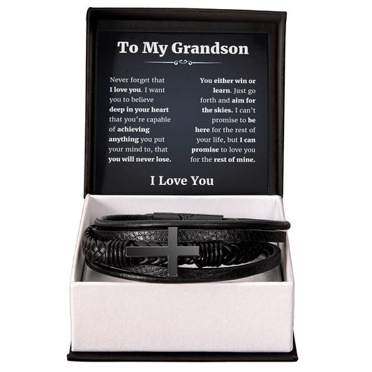 To My Grandson Bracelet