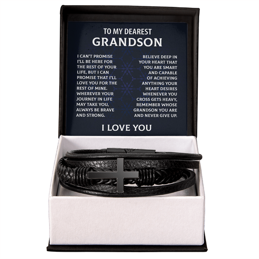 to my grandson bracelet