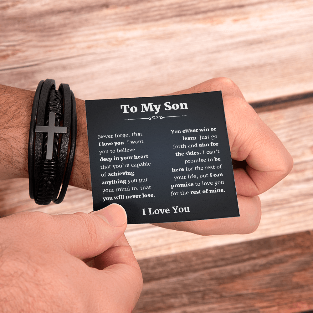 to my son i love you bracelet