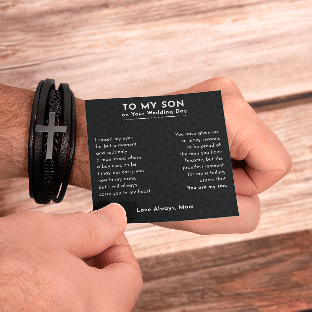 To My Son Wedding Day