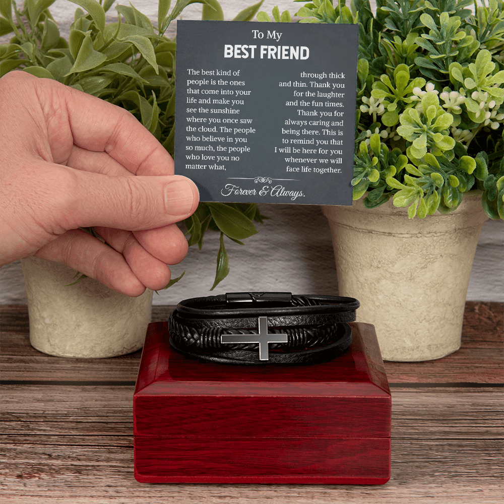 best friend cross leather