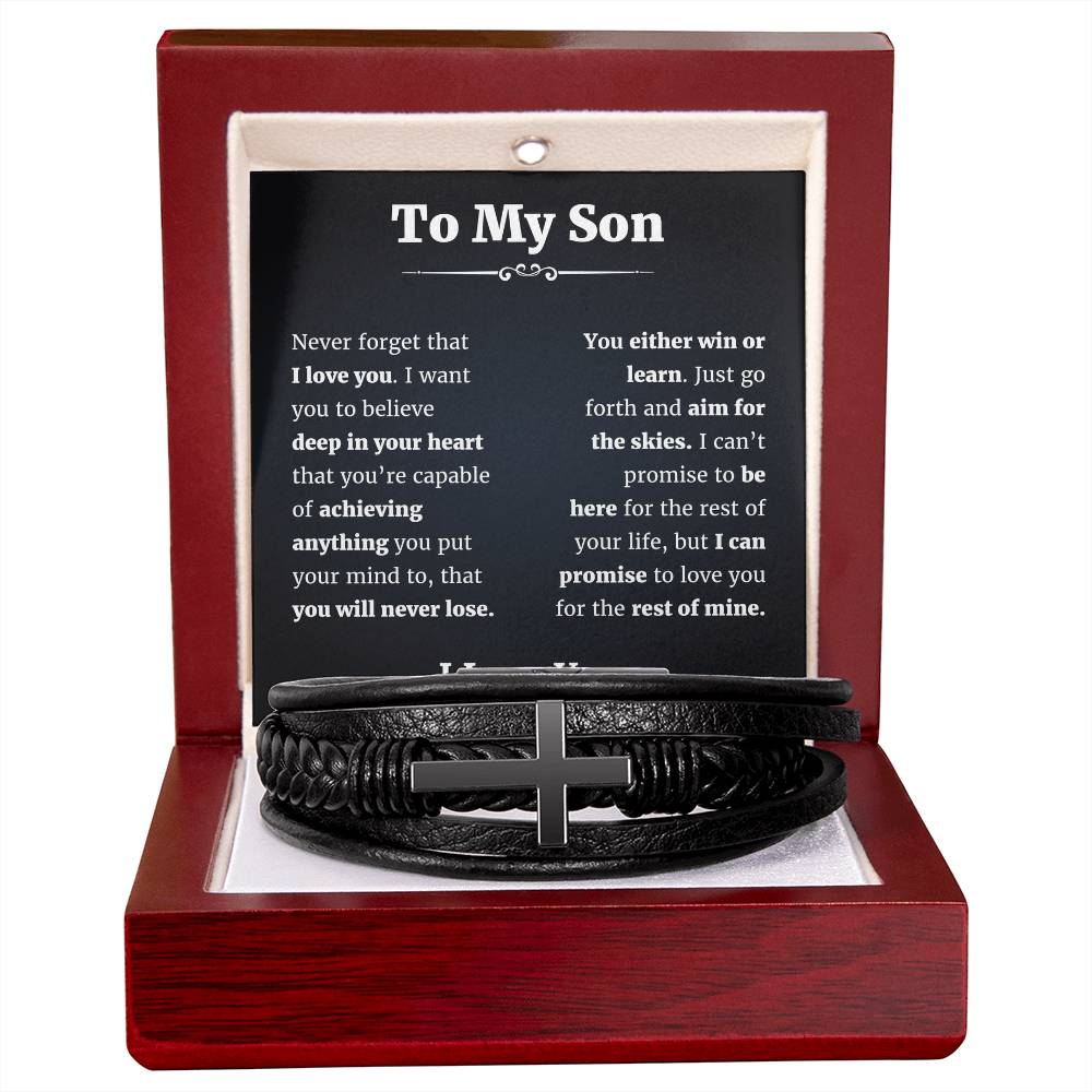 to my son i love you bracelet