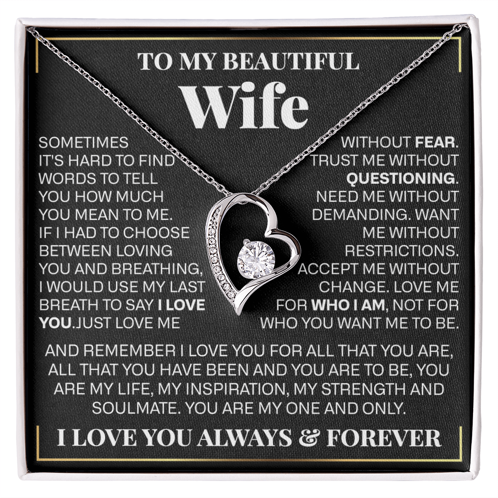 to my wife