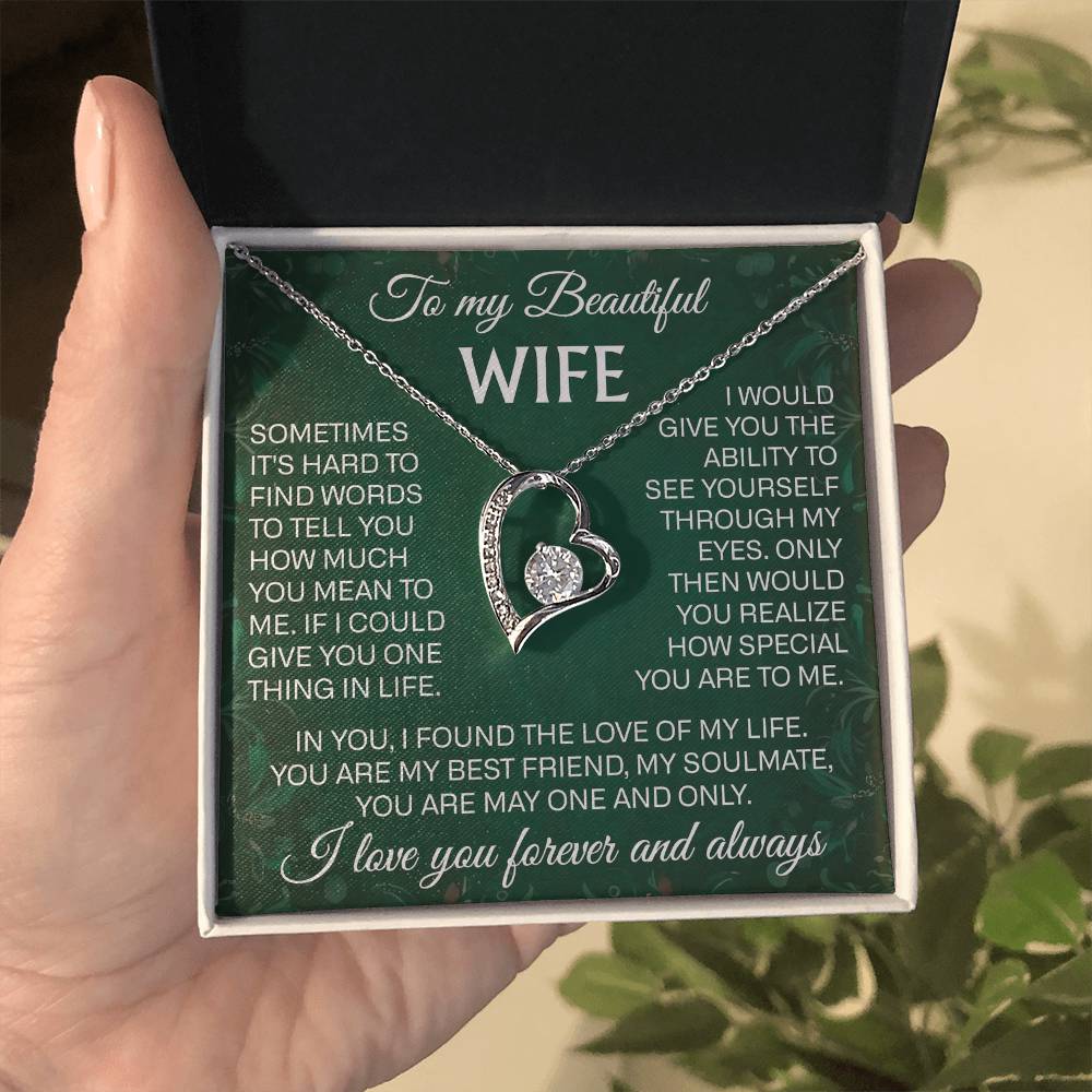 To my wife