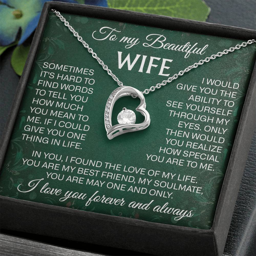 To my wife