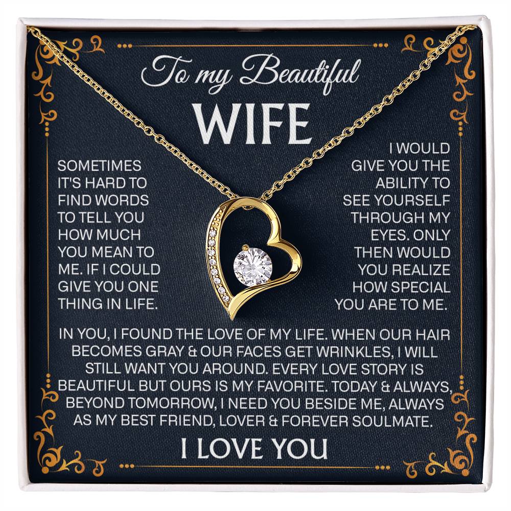 to my wife