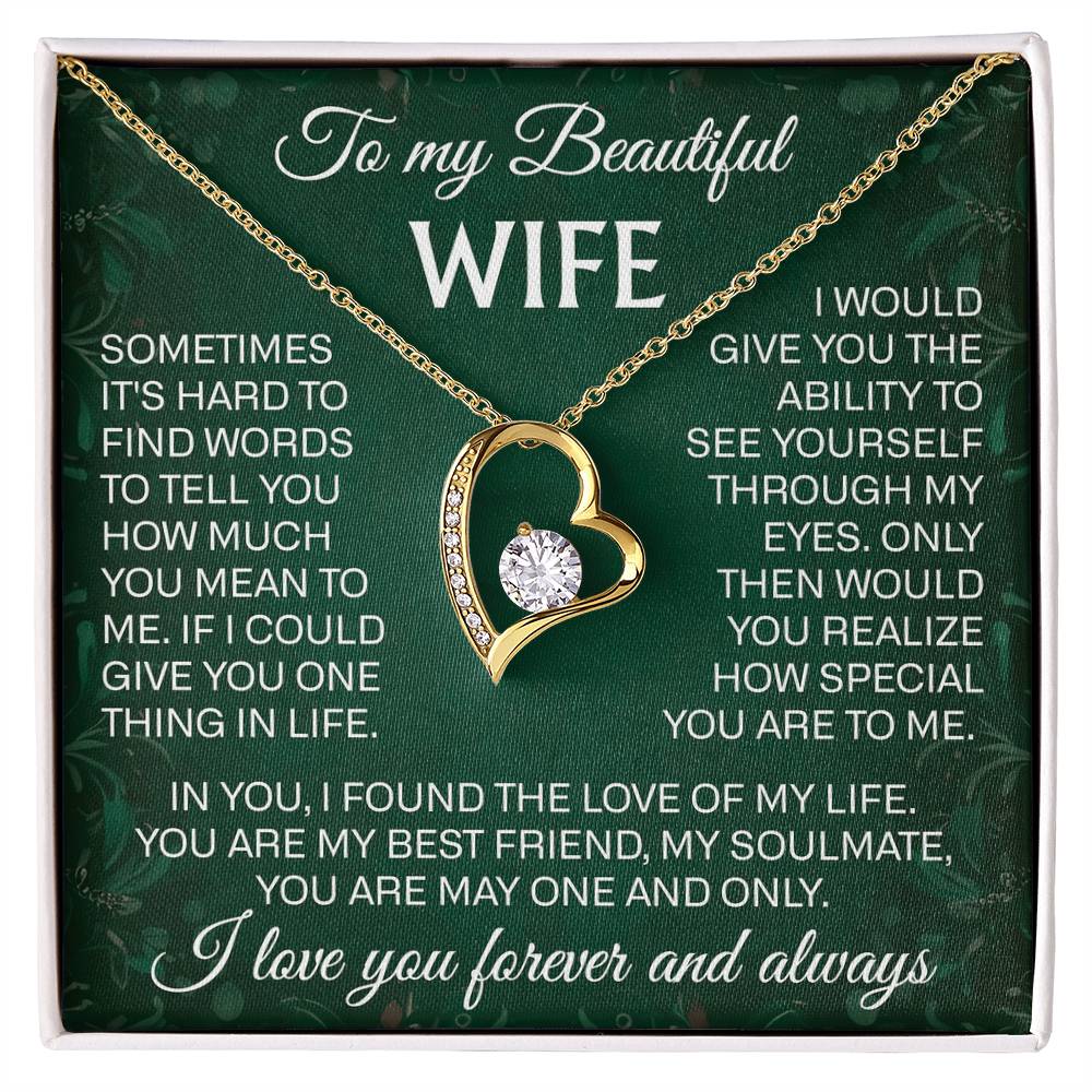 To my wife