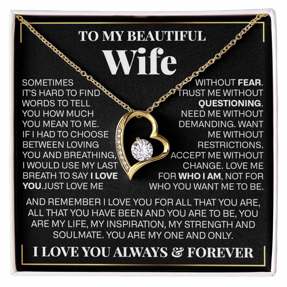 to my wife