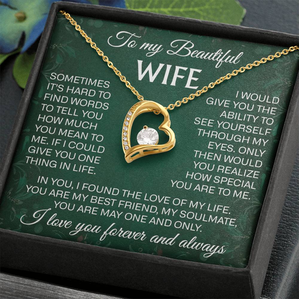 To my wife