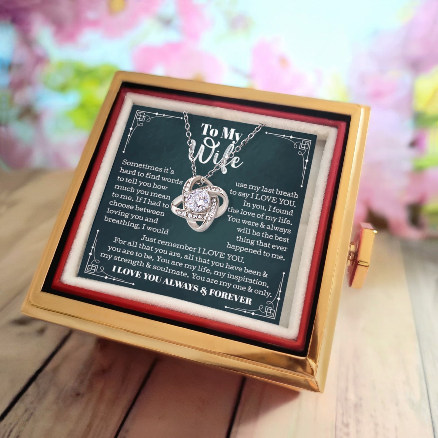to my wwife