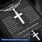 159 to my son cross necklace