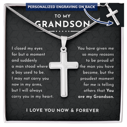159 to my son cross necklace