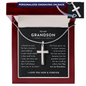 159 to my son cross necklace