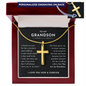 159 to my son cross necklace