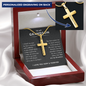 159 to my son cross necklace