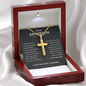 159 to my son cross necklace