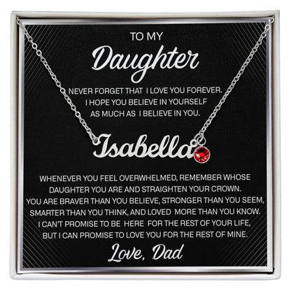 To my daughter