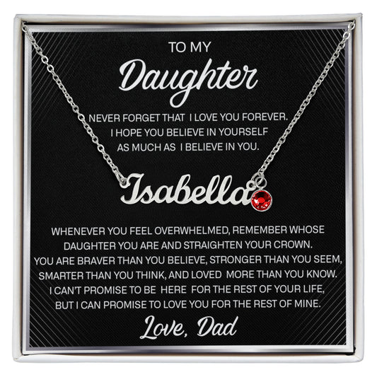To my daughter