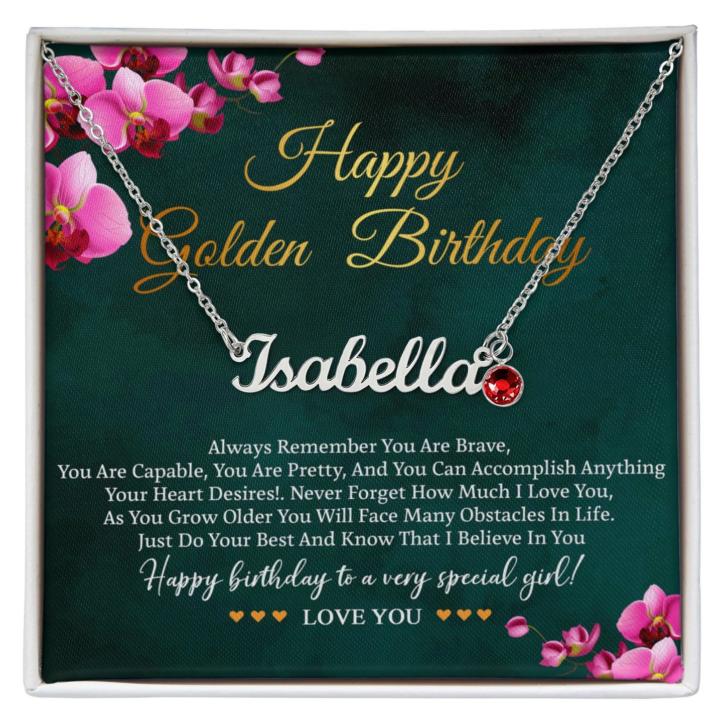Golden Birthday_ with Birthstone