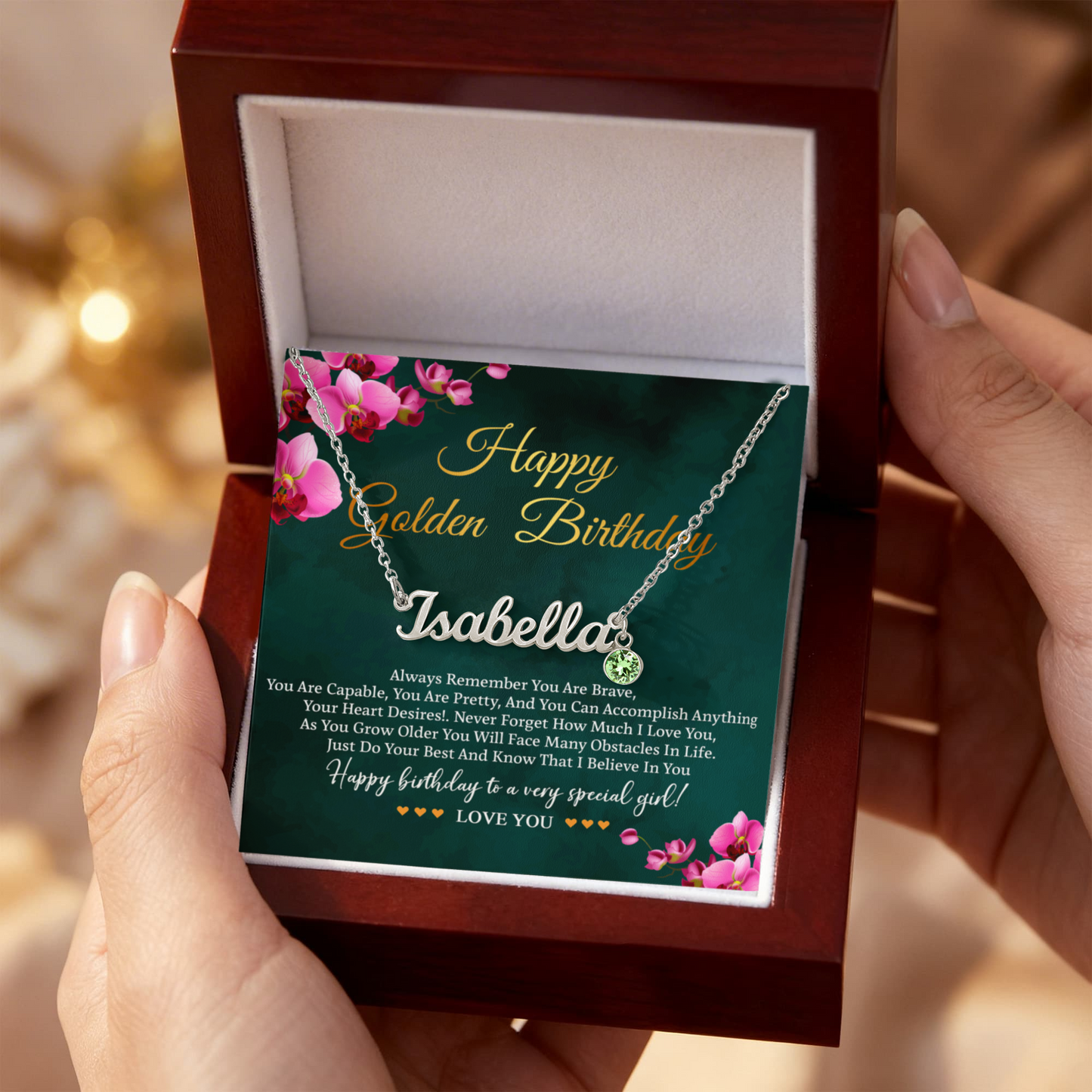 Golden Birthday_ with Birthstone
