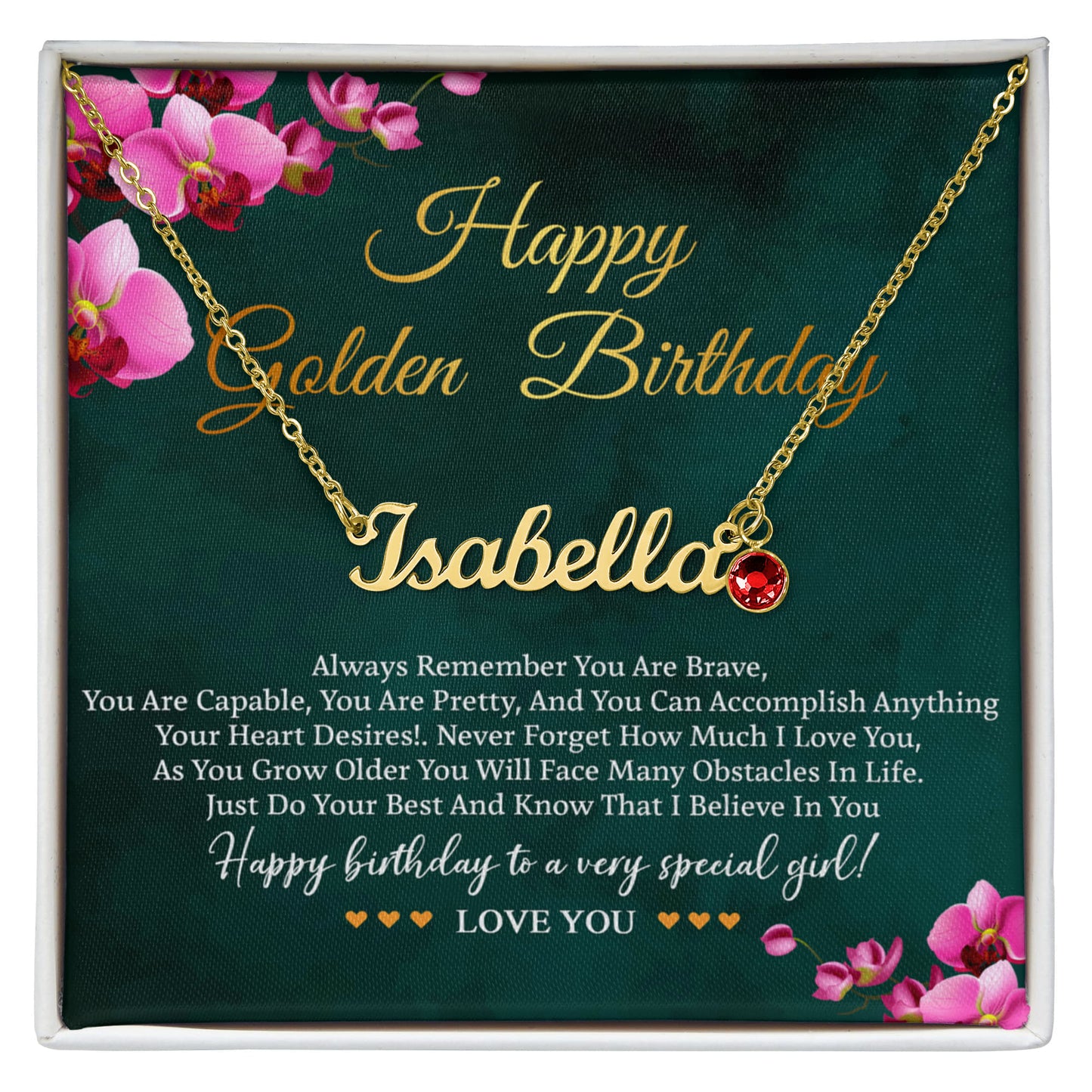Golden Birthday_ with Birthstone