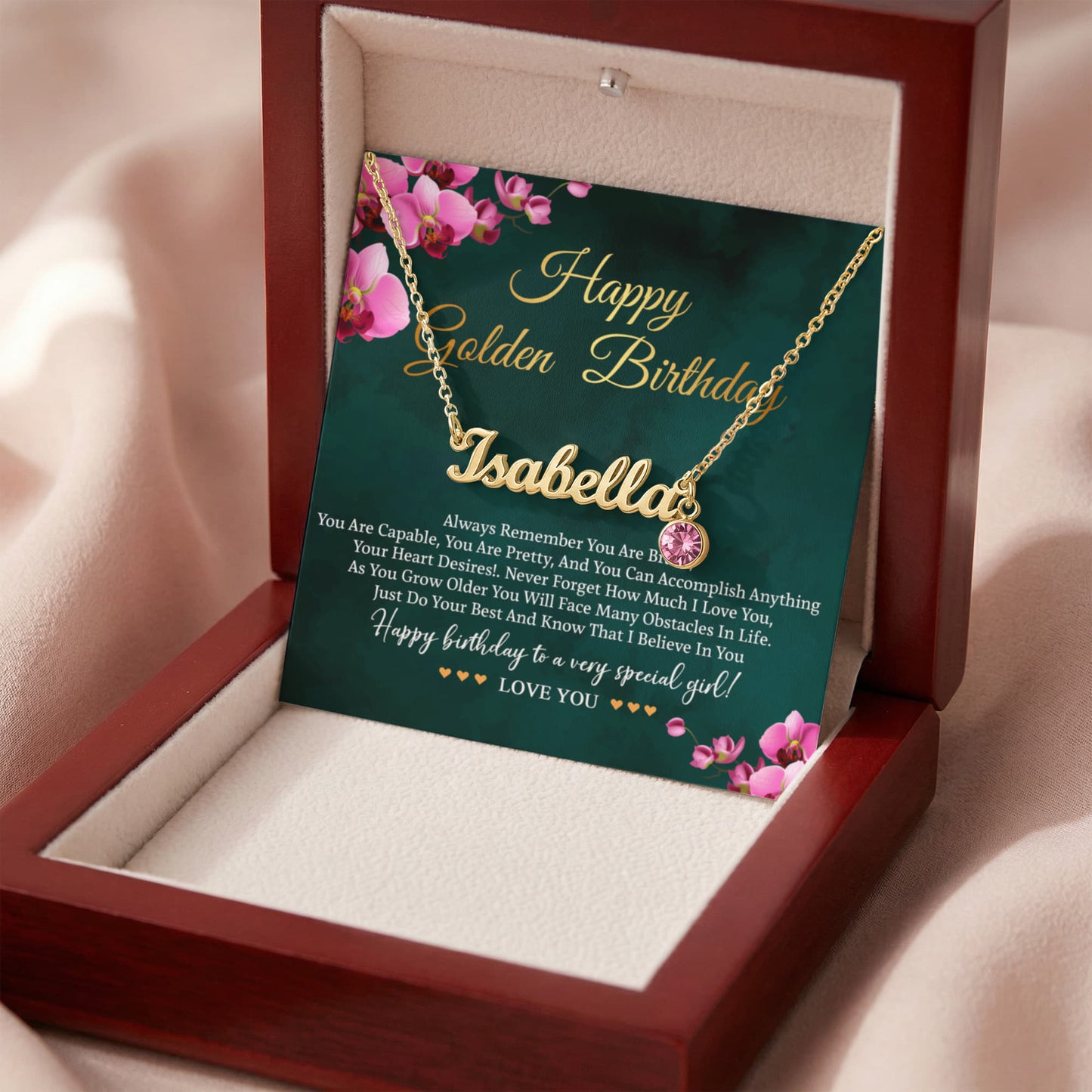 Golden Birthday_ with Birthstone