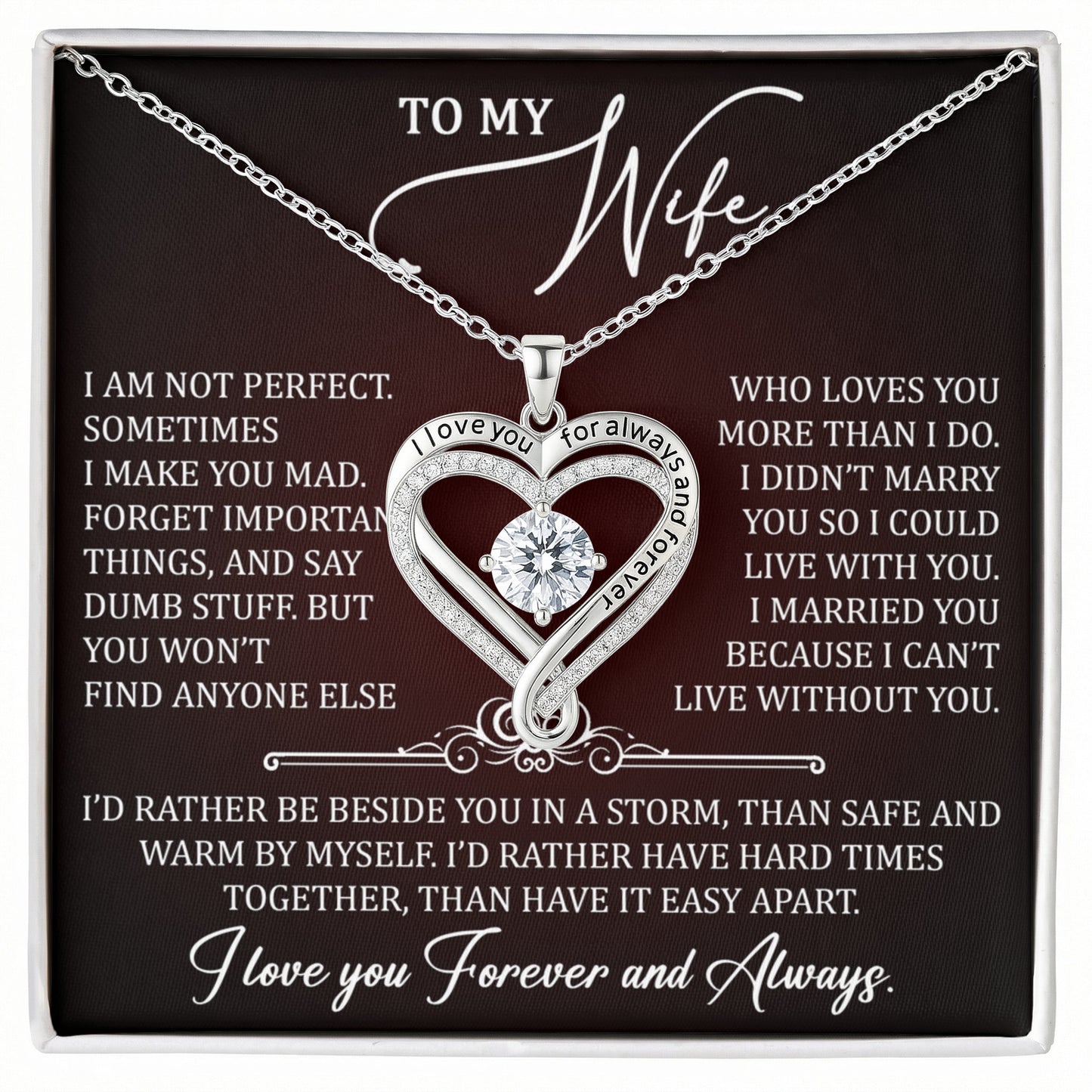 To my wife best