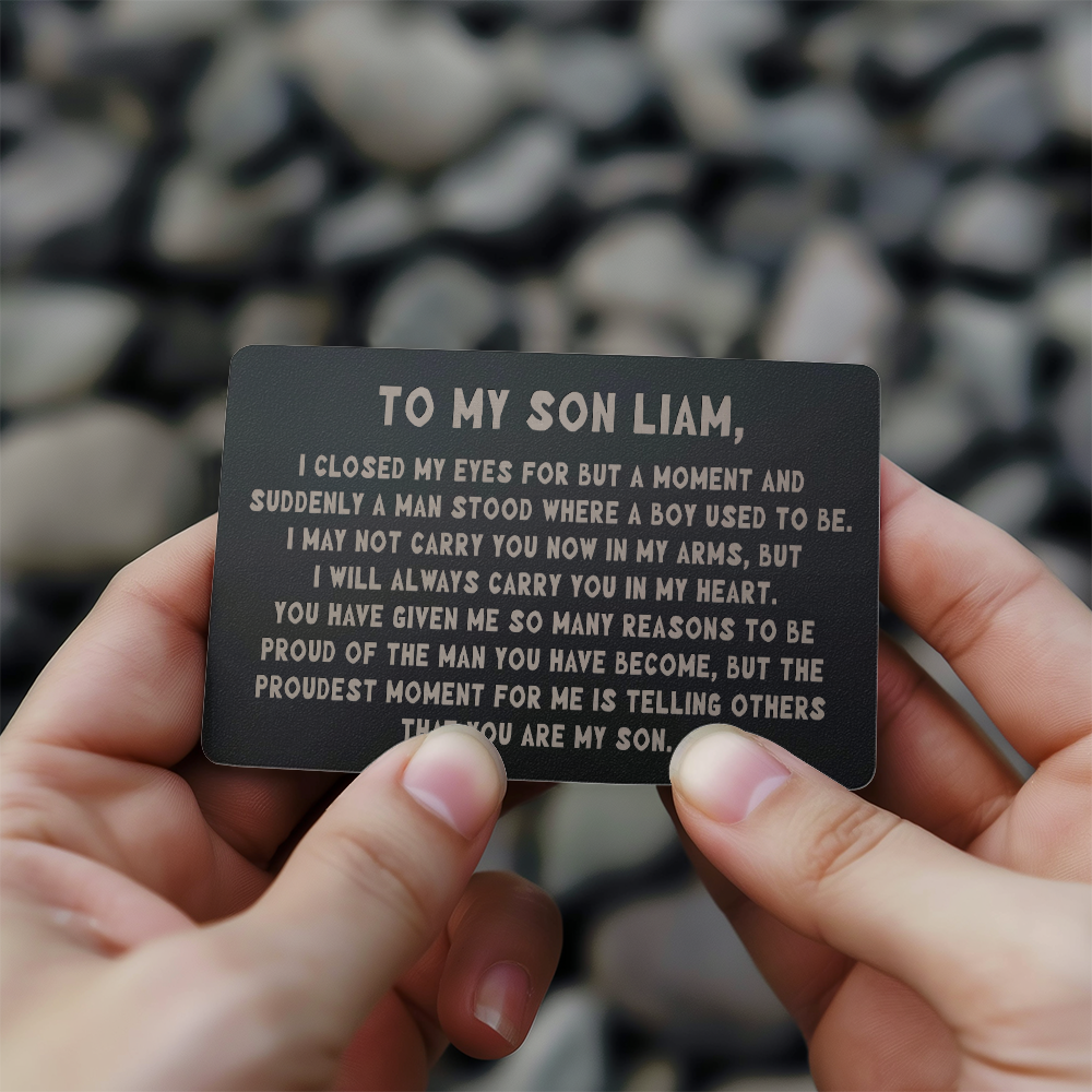 to my son liam