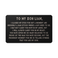to my son liam