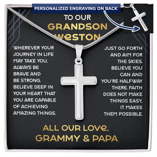 to my grandson