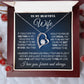 To My Wife Necklace From Husband Forever Love Necklace