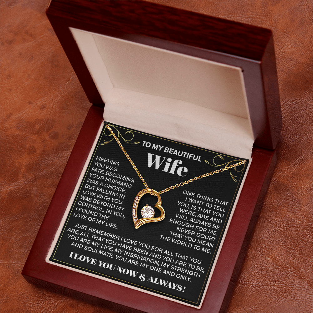 to my beautiful wife