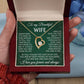 To my wife