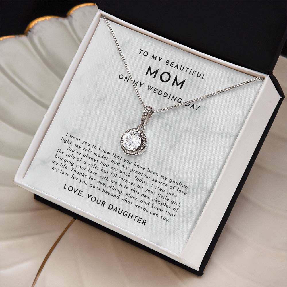 Mom From Daughter Gift, To My Mom On My Wedding Day Gift