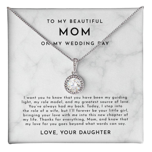 Mom From Daughter Gift, To My Mom On My Wedding Day Gift