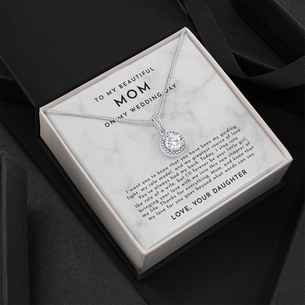 Mom From Daughter Gift, To My Mom On My Wedding Day Gift