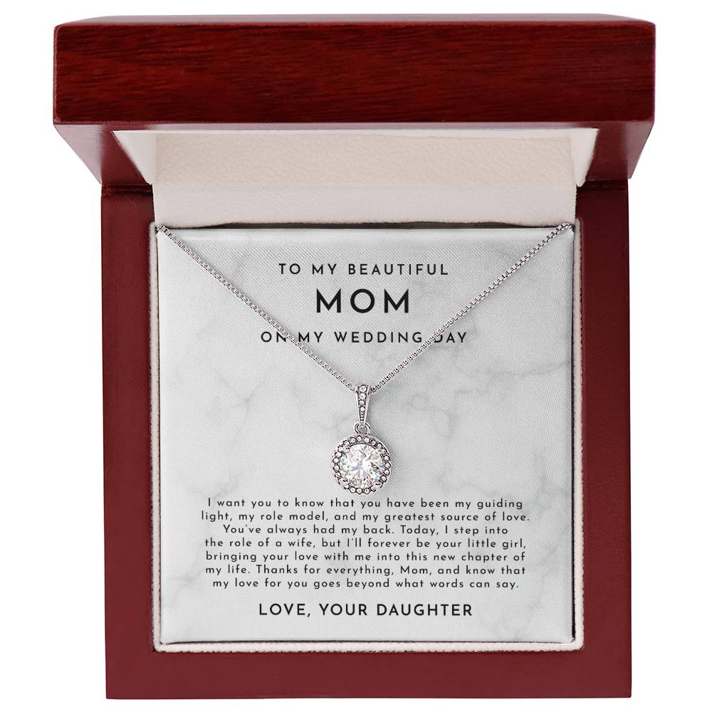 Mom From Daughter Gift, To My Mom On My Wedding Day Gift