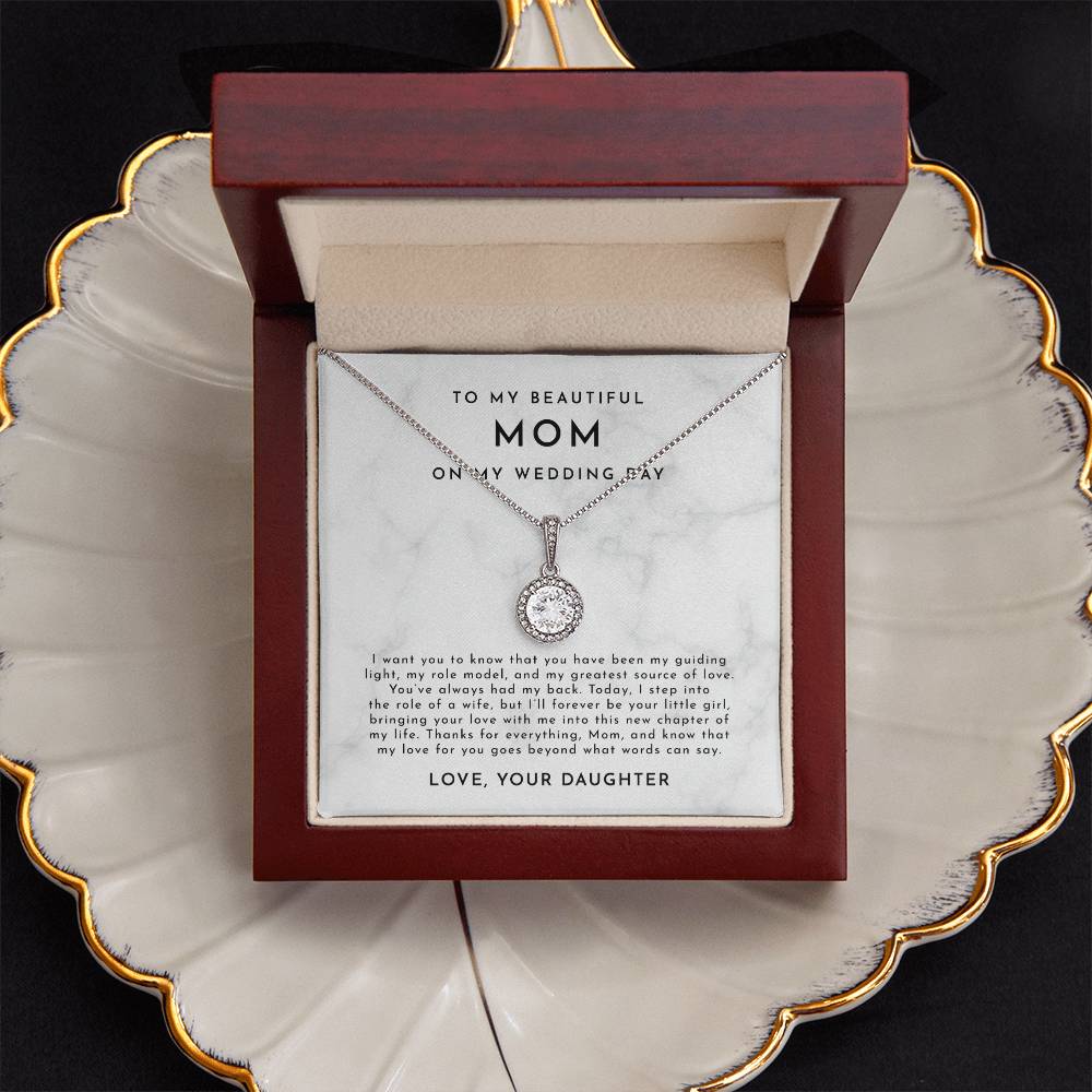 Mom From Daughter Gift, To My Mom On My Wedding Day Gift