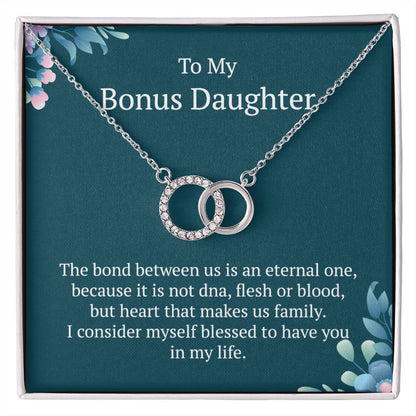 To My Bonus Daughter Necklace Perfect Pair Necklace